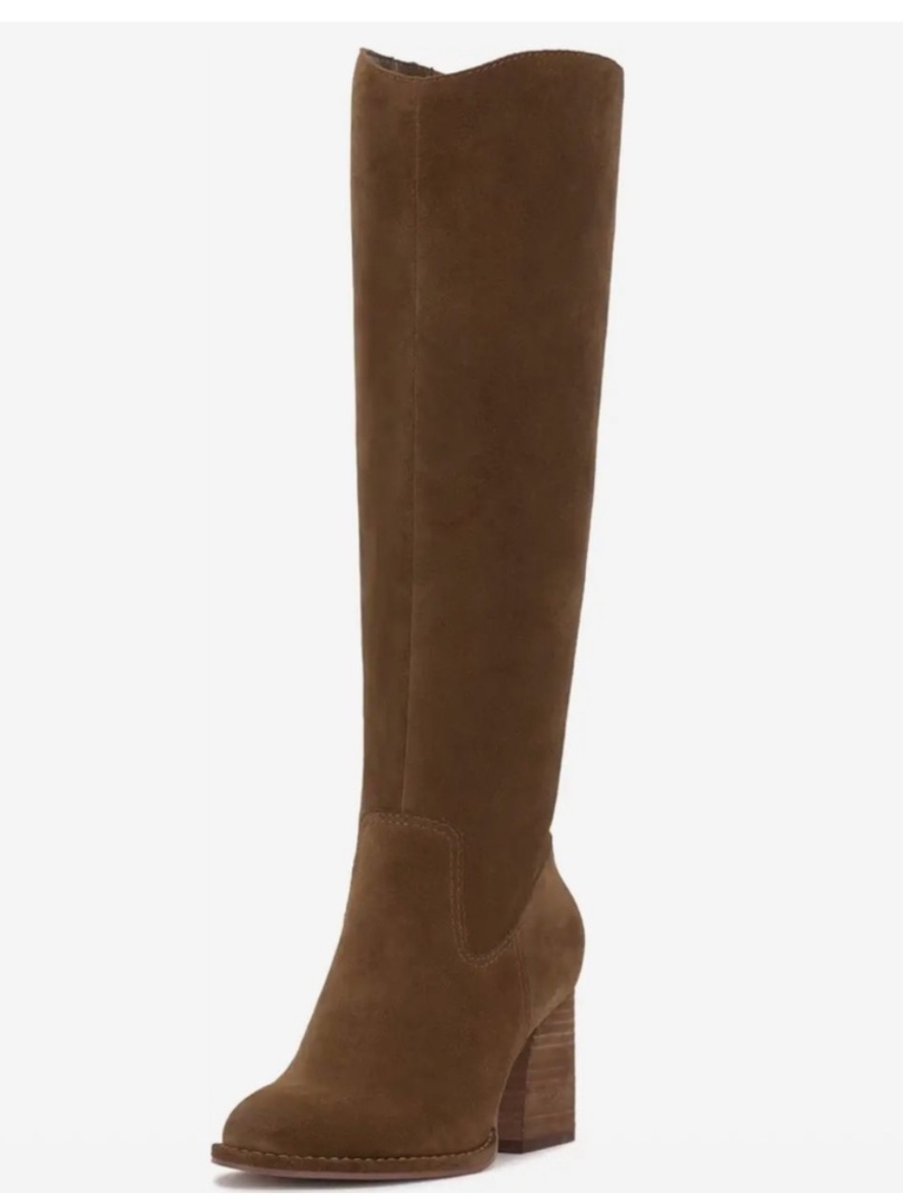 NWOT VINCE CAMUTO Leather Leila Heeled Boots Size 9 - Picture 5 of 17